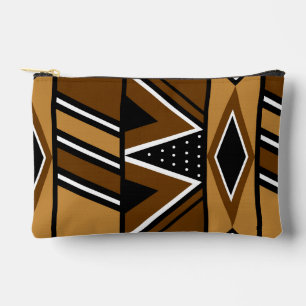 Pochette À Accessoires Pouch de conception tribale africaine de Bogolan