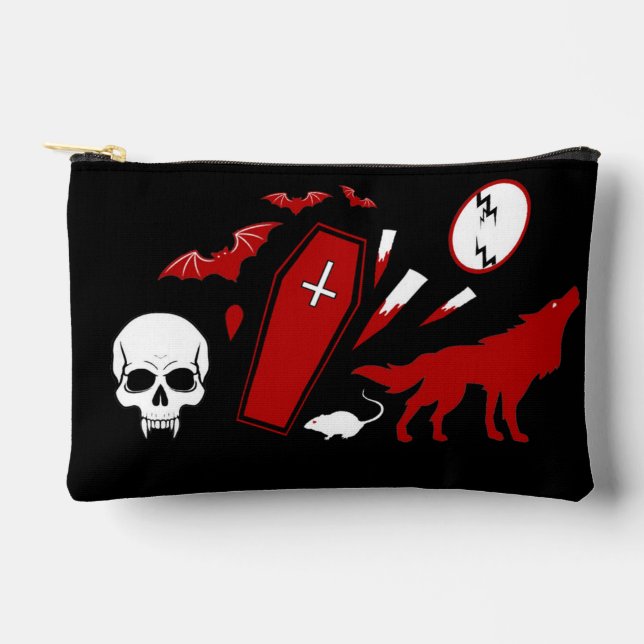 Pochette À Accessoires Pouch Icons Dracula (Recto)