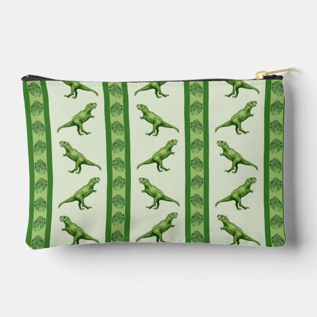 Pochette À Accessoires Pouch Zipper Stripe Tyrannosaurus Rex (Verso)
