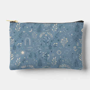 Pochette À Accessoires Poussière d'accessoire bleu céleste boho botanique