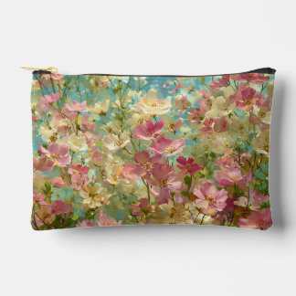 Pochette À Accessoires Prairies de fleurs sauvages colorées 3