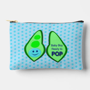 Pochette À Accessoires Prêt pour la pop Baby Boy Pea Blue