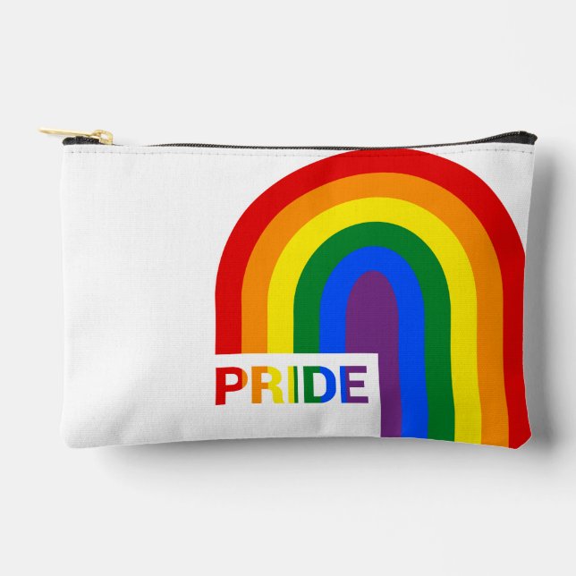Pochette À Accessoires Pride arc-en-ciel (Recto)