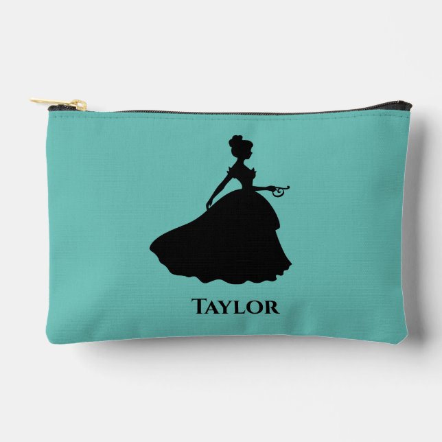 Pochette À Accessoires Princesse monographique personnalisée (Recto)