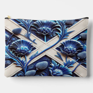 Pochette À Accessoires Print Cut Sew Bag with Scottish Thistles