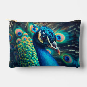 Pochette À Accessoires Profil Peacock