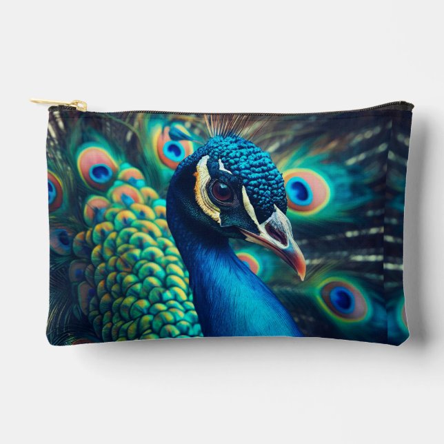 Pochette À Accessoires Profil Peacock (Recto)