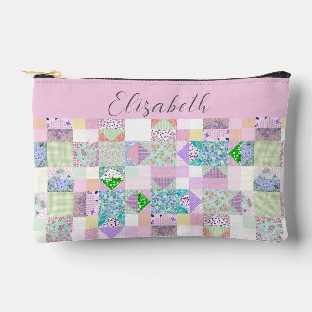 Pochette À Accessoires Projet Personnalisé À Thème Thématique De Quilage  (Recto)