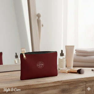 Pochette À Accessoires Promouvoir votre marque Marron Petit sur mesure