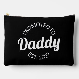 Pochette À Accessoires Promu Papa 2027 Futur Papa Cadeau Baby Shower Je