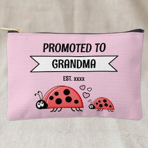 Pochette À Accessoires Promue grand-mère coccinelles année d'établissemen