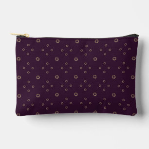 Pochette À Accessoires Prune Soleil Zinnia Doré