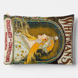 Pochette À Accessoires Publicité d'Alphonse Mucha Vintage Whitman