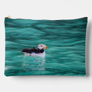 Pochette À Accessoires Puffin Dans La Baie De Résurrection, Alaska