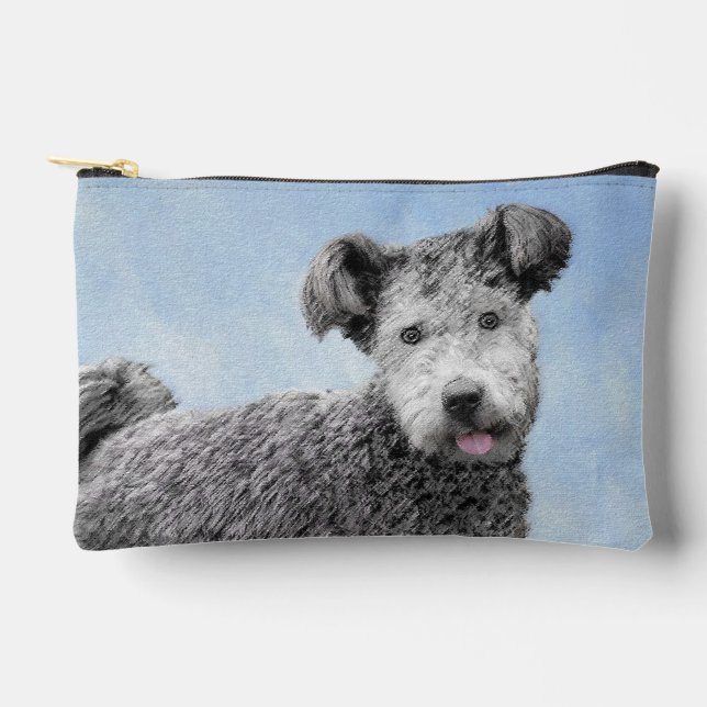 Pochette À Accessoires Pumi Peinture Grey Pumik mignonne Original Pet Chi (Recto)