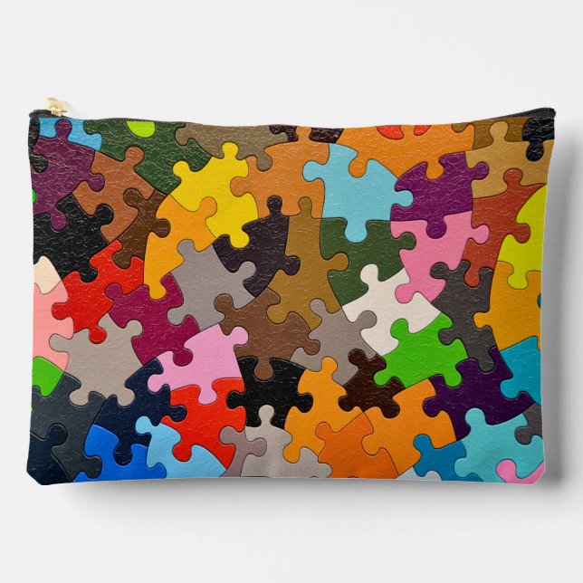 Pochette À Accessoires Puzzle pieces de Jigsaw (Recto)