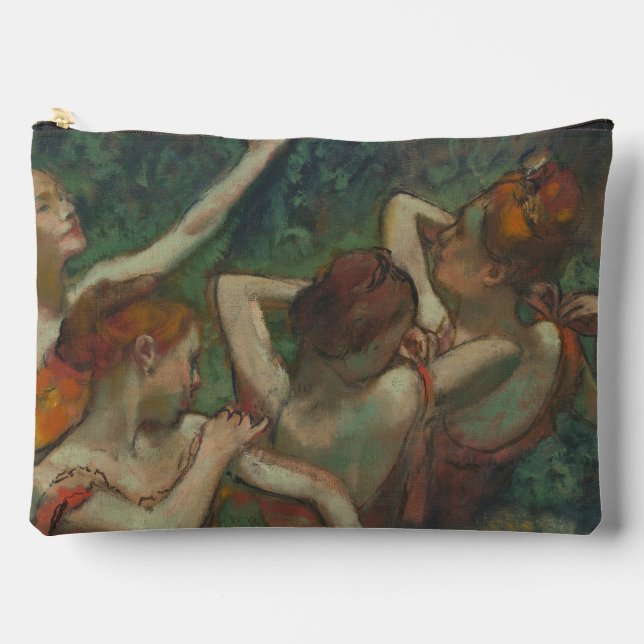 Pochette À Accessoires Quatre Danseurs, Peinture impressionniste, Edgar D (Recto)