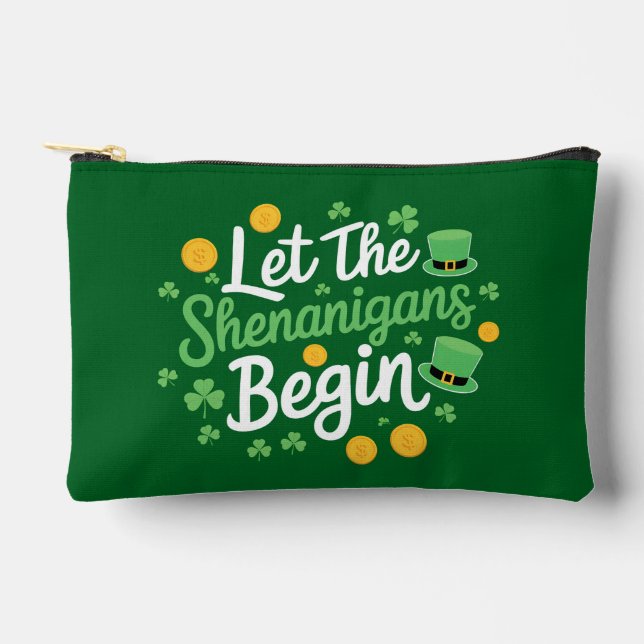 Pochette À Accessoires Que les frasques commencent Drôle de Saint-Patrick (Recto)