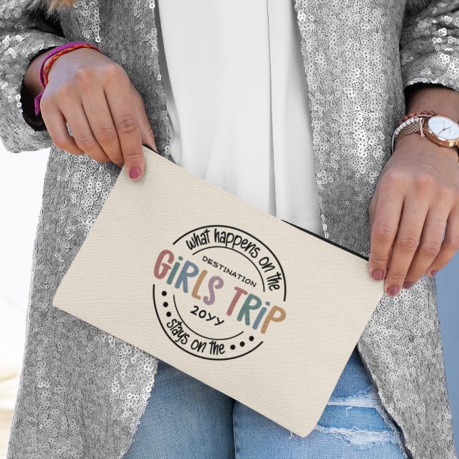 Pochette À Accessoires Que se passe-t-il sur Girls Trip Custom Girls Week (Créateur téléchargé)