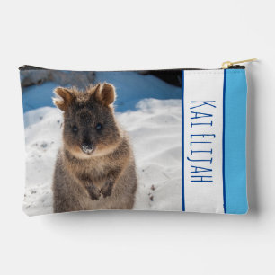 Pochette À Accessoires Quokka sur la plage Australie Garçons bleus Person