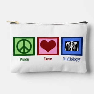 Pochette À Accessoires Radiologie de l'amour de la paix