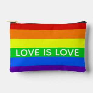 Pochette À Accessoires Rainbow Love is Love Gay pride