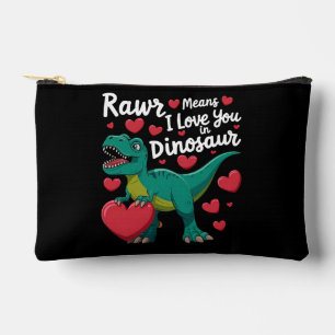 Pochette À Accessoires Rawr signifie je t'aime en dinosaure T Rex Saint-V