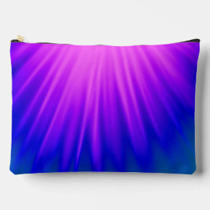 Pochette À Accessoires Ray of Light bleu et rose