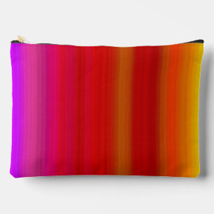 Pochette À Accessoires Rayures multicolores abstraites grandes