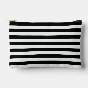 Pochette À Accessoires Rayures noires et blanches par Shirley Taylor