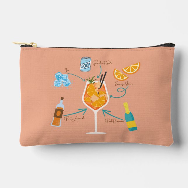 Pochette À Accessoires Recette Aperol (Recto)