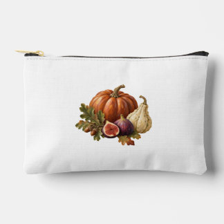 Pochette À Accessoires Récolte d'automne de citrouille et de figue