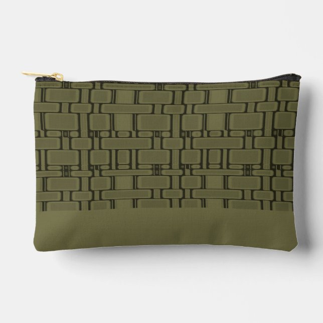 Pochette À Accessoires Rectangle Armée neutre Motif (Recto)