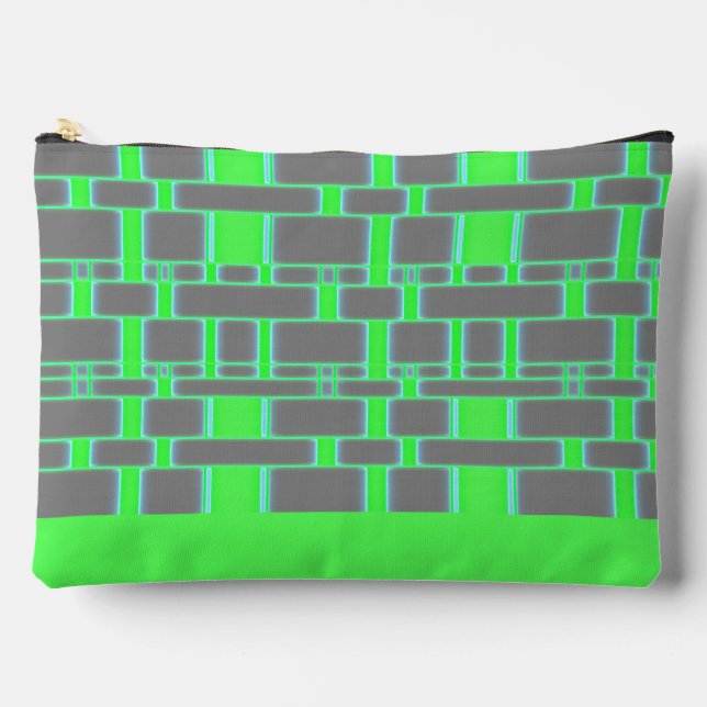 Pochette À Accessoires Rectangle gris Motif 16 (Recto)