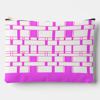 Pochette À Accessoires Rectangle Motif blanc 10