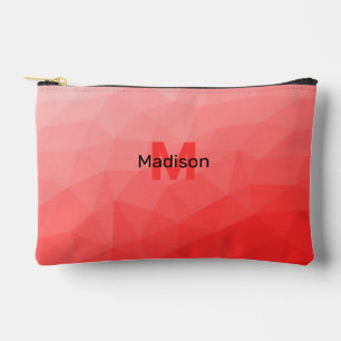 Pochette À Accessoires Red gradient geometric mesh pattern Monogram