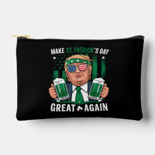 Pochette À Accessoires Refaire éclater la Saint-Patrick, Trump irlandais