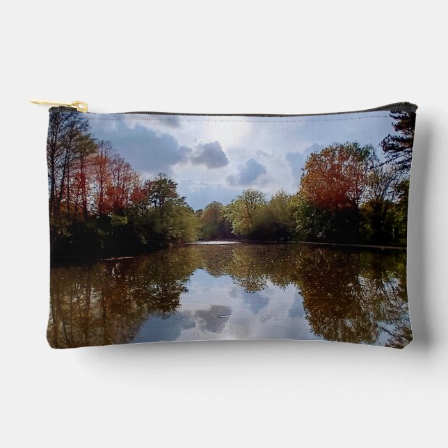 Pochette À Accessoires Réflexion des arbres (Recto)