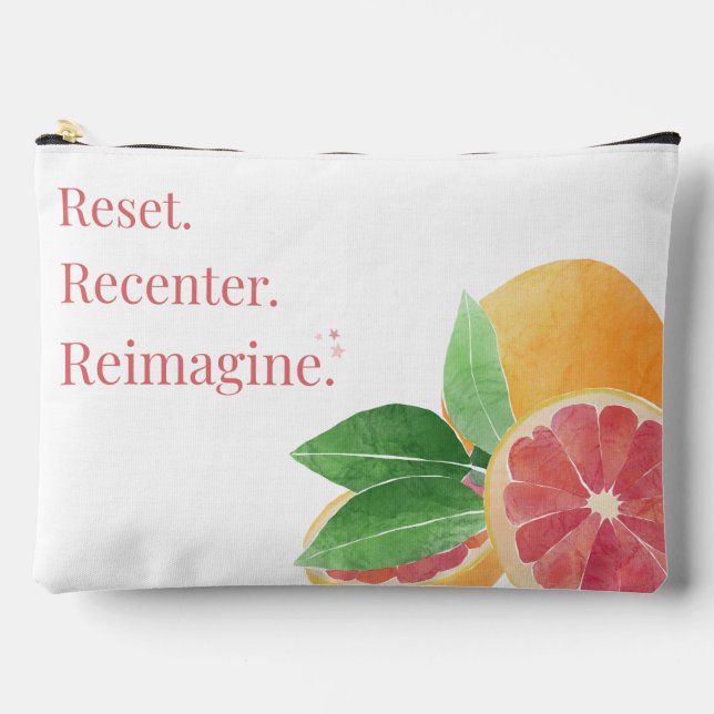 Pochette À Accessoires Réinitialisation estivale (Recto)
