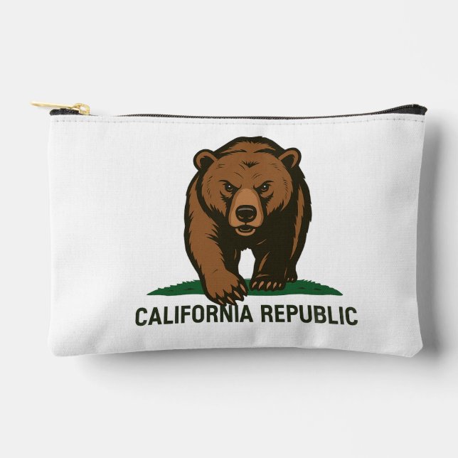 Pochette À Accessoires République de Californie (Recto)