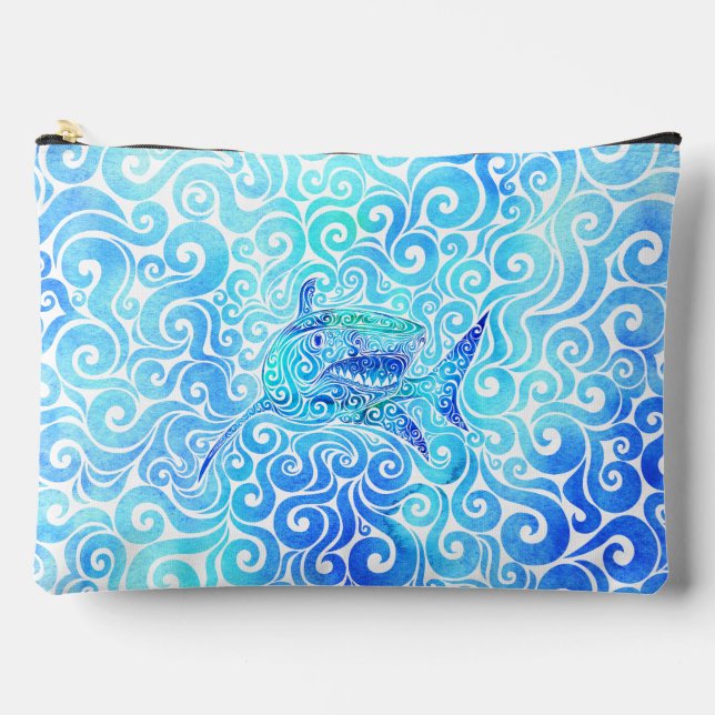 Pochette À Accessoires Requin tourbillonnant (Recto)