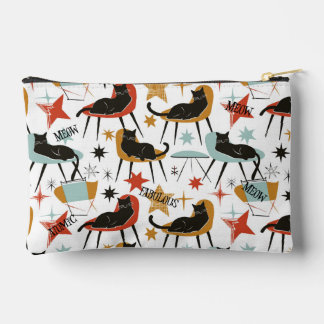 Pochette À Accessoires Retro Swanky Black Cat in Atomic MCM Accessory Bag