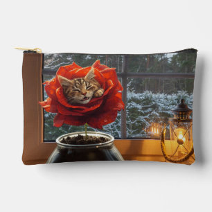 Pochette À Accessoires Rêve de chat rose