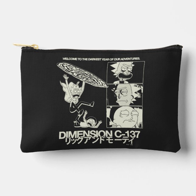 Pochette À Accessoires RICK ET MORTY™ | Dimension C-137 (Recto)