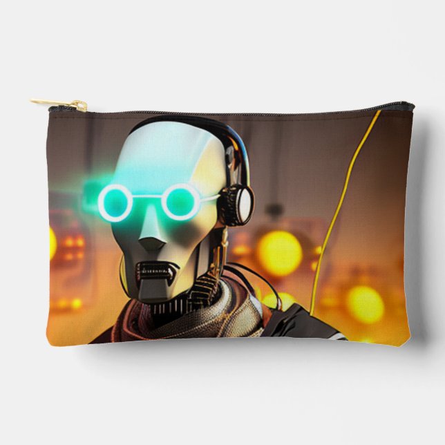 Pochette À Accessoires Robot 2 small accessory bag pouch (Recto)