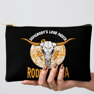 Pochette À Accessoires Rodeo Maman   Fête des Mères Western Unique