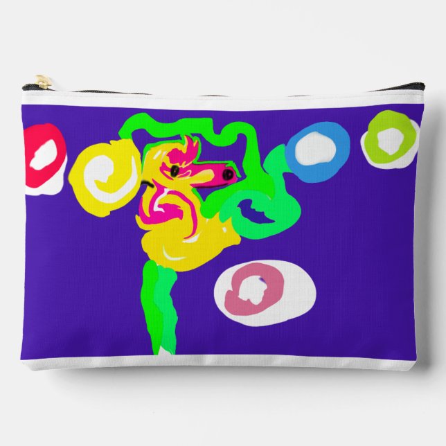 Pochette À Accessoires Roi de l'art hippocampe  (Recto)