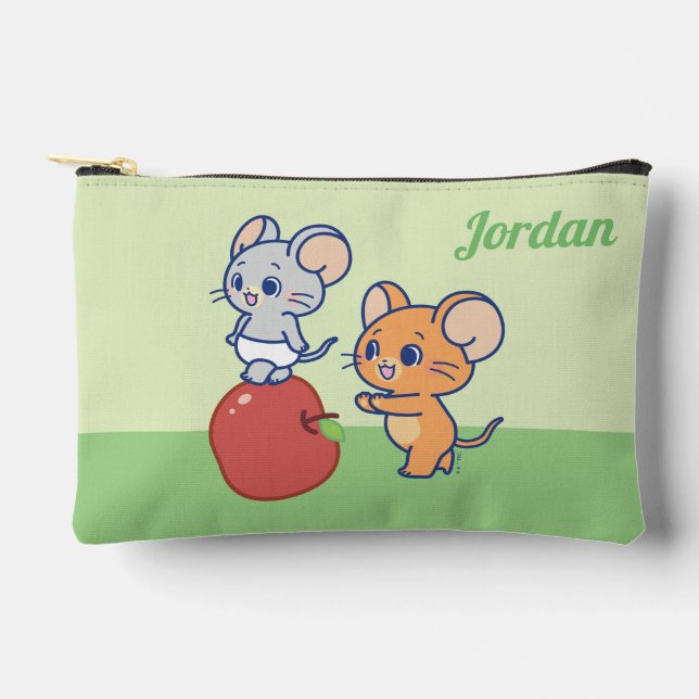 Pochette À Accessoires Rollage Anime Tuffy et Jerry Apple (Recto)