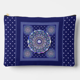 Pochette À Accessoires Rosace bleue