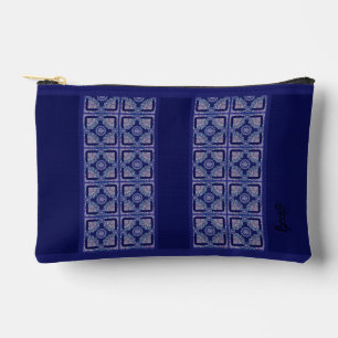 Pochette À Accessoires Rosace bleue